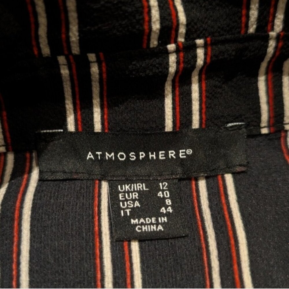 Atmosphere Striped Button Down Shirt - image 5
